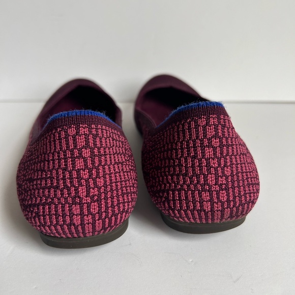Rothy’s The Flat Retired Fig python Pink Purple ombré slip on round toe size 6.5 - Picture 6 of 12